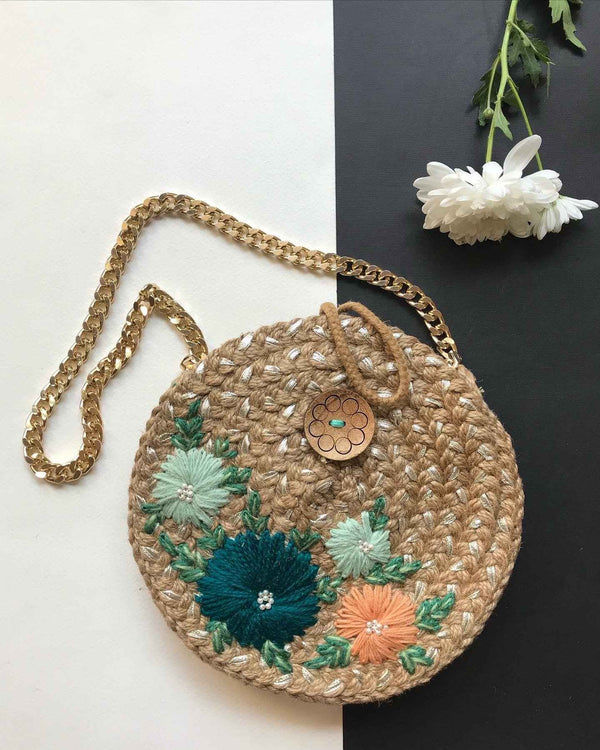 Blue Full Moon Bag