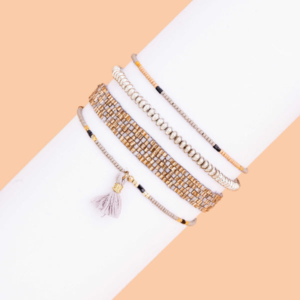 Glimmer Bracelet Stack - Www.sutra-shop.de