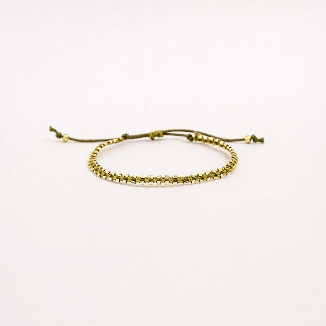 Delicate Olive Bling Bracelet - Www.sutra-shop.de