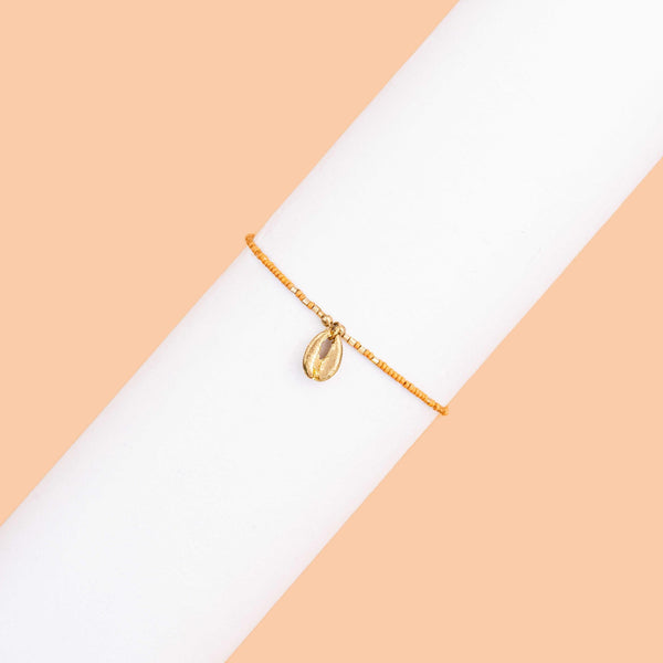 Golden Shell Toho Bracelet - Www.sutra-shop.de