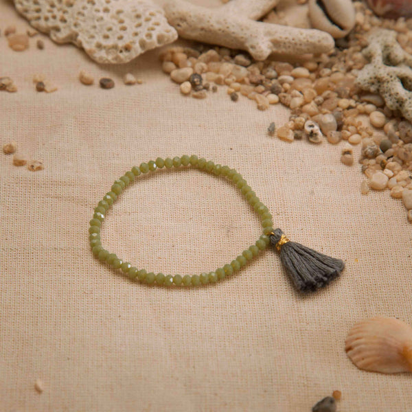Lime Crystal Bracelet