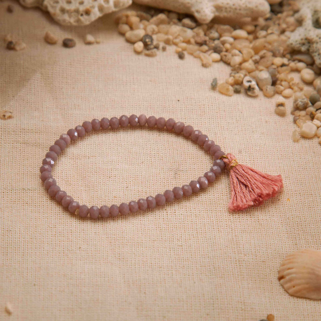 Lavender Crystal Bracelet
