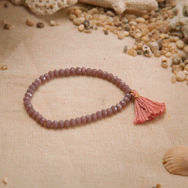 Lavender Crystal Bracelet