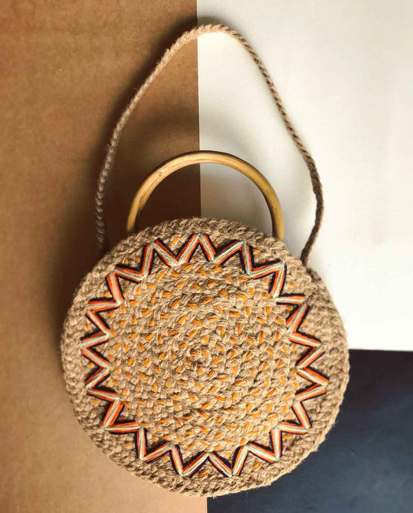 All Natural Aztec Sun Bag
