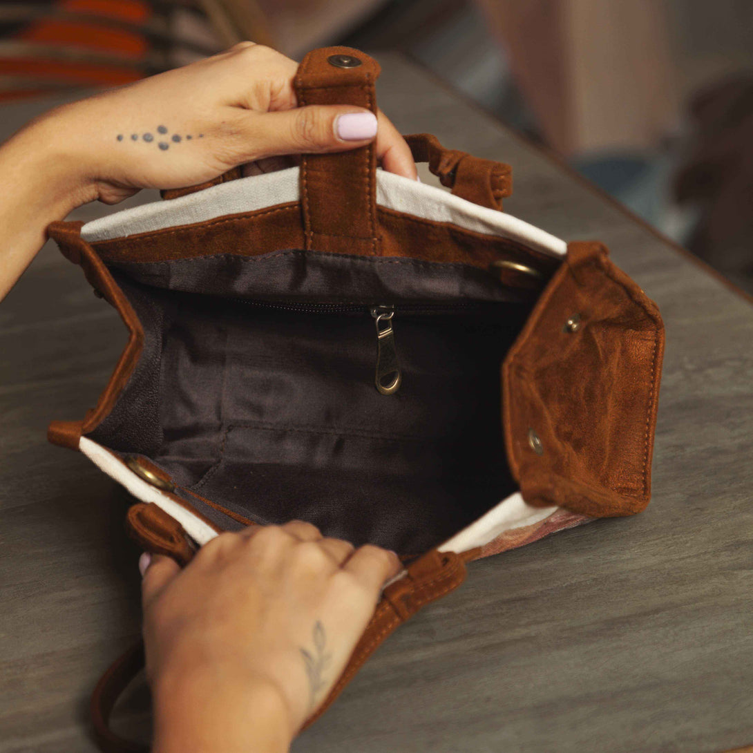 Hand Painted Terra Sling Bag