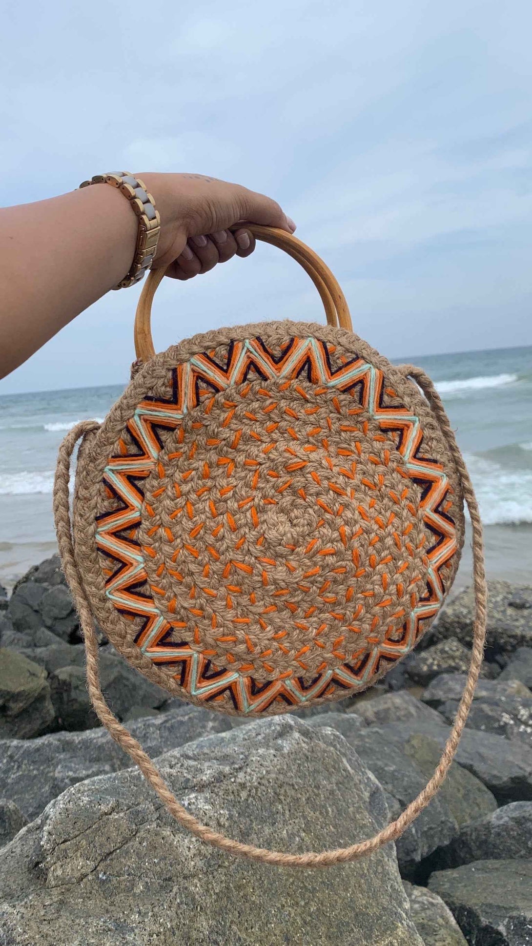 All Natural Aztec Sun Bag