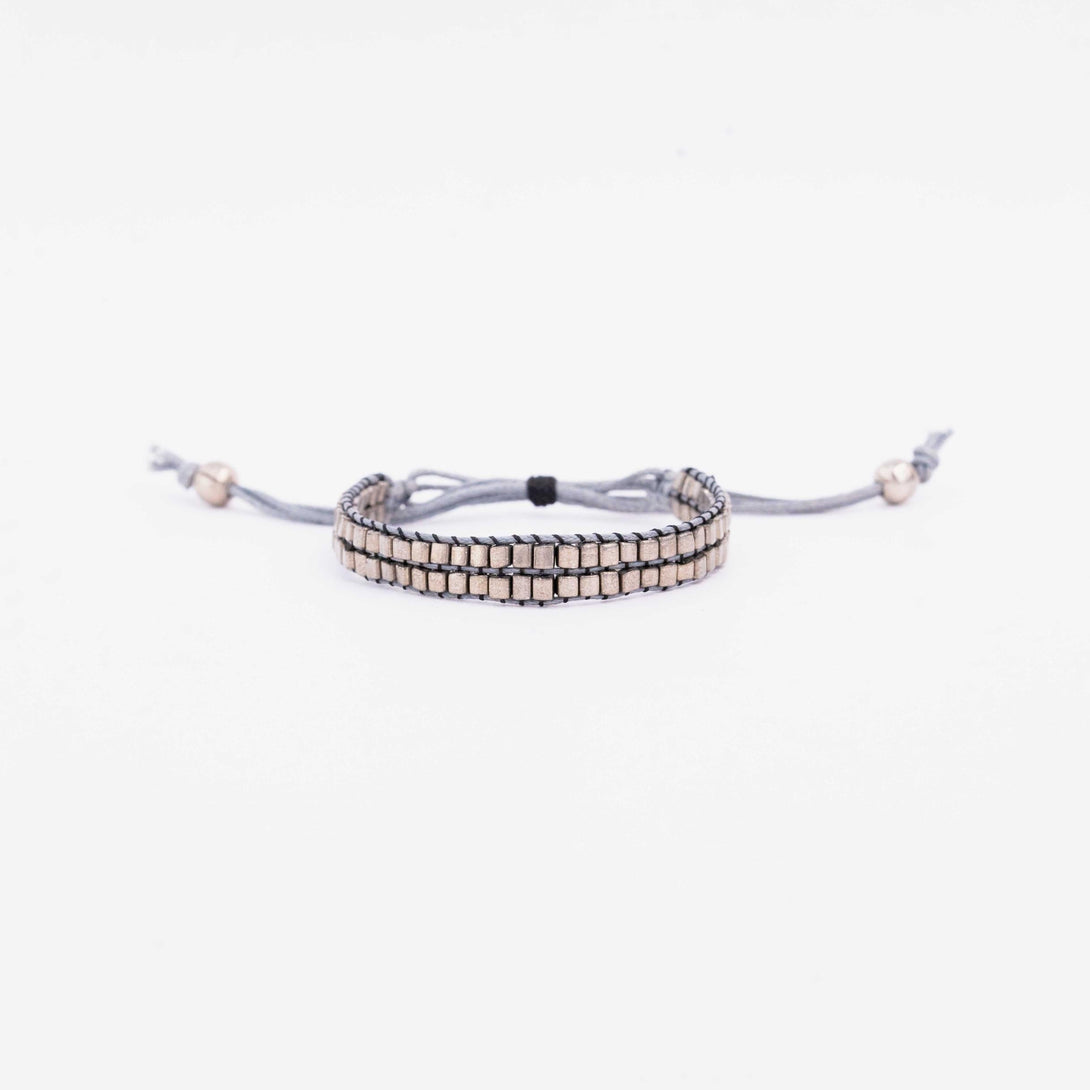 Double Silver Band Bracelet - Www.sutra-shop.de