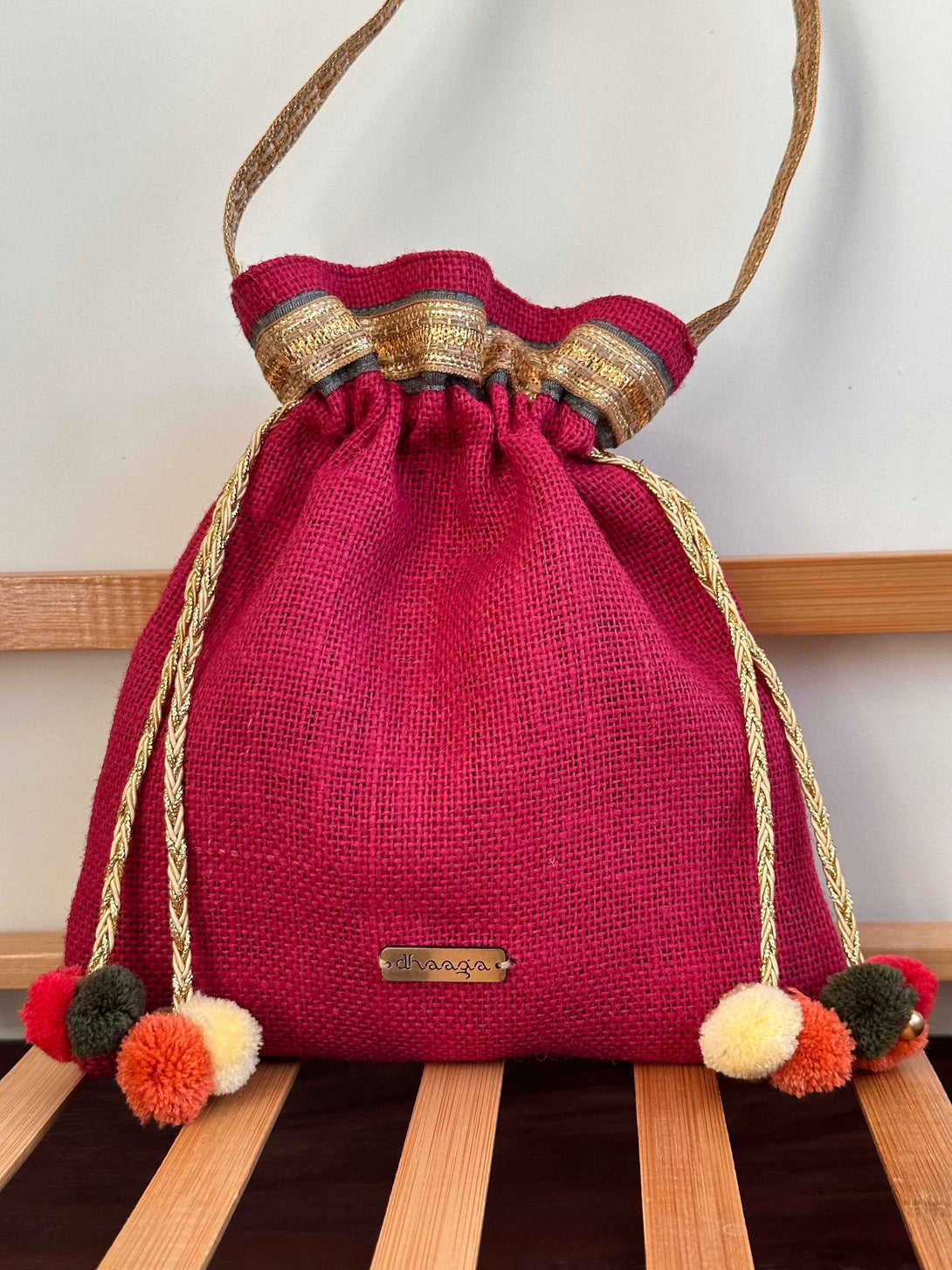 Pink Country Potli Bag