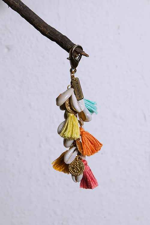 Light Shell Coin Keycharm
