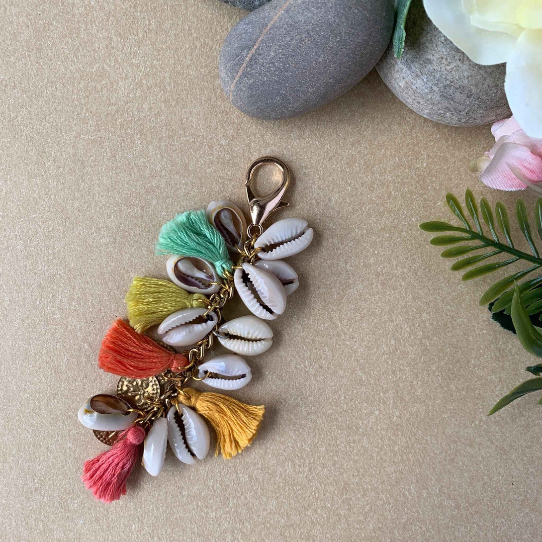 Light Shell Coin Keycharm