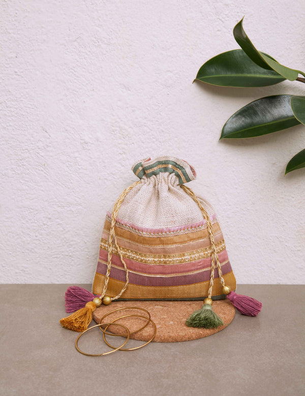 Pink Lemonade Potli Bag